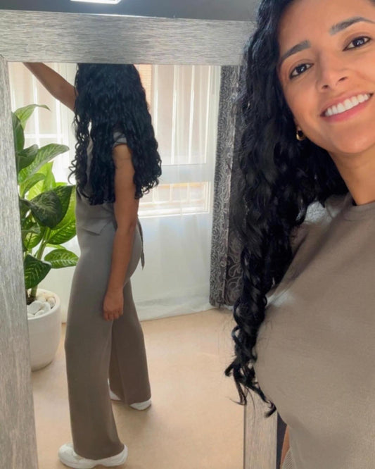 Conjunto Pantalón y Blusa Urdimble