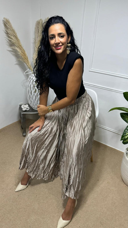 Falda Larga con Prences