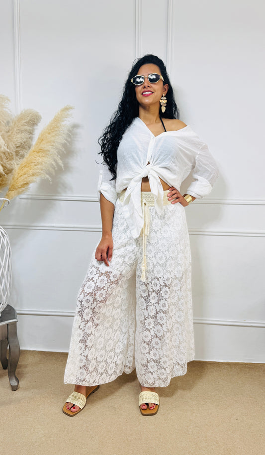 Pantalon ALBA BORDADA