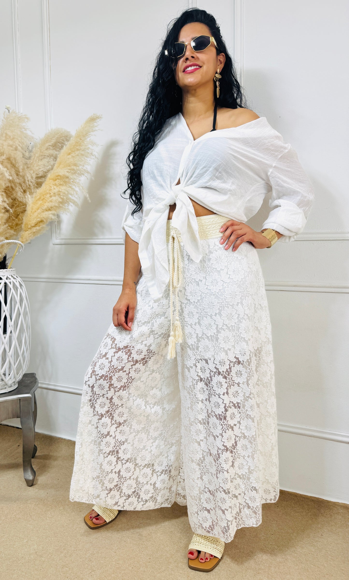 Pantalon ALBA BORDADA