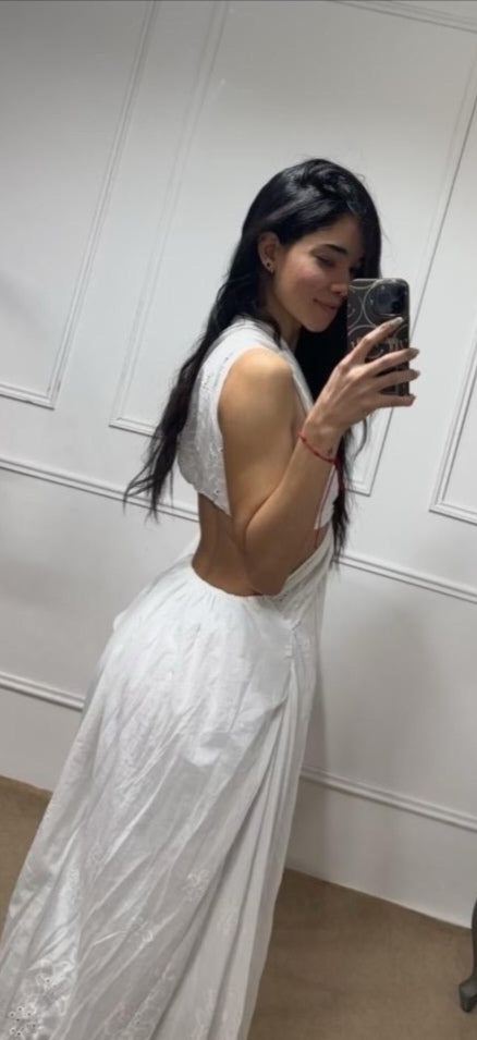 Vestido Blanco BORDADO
