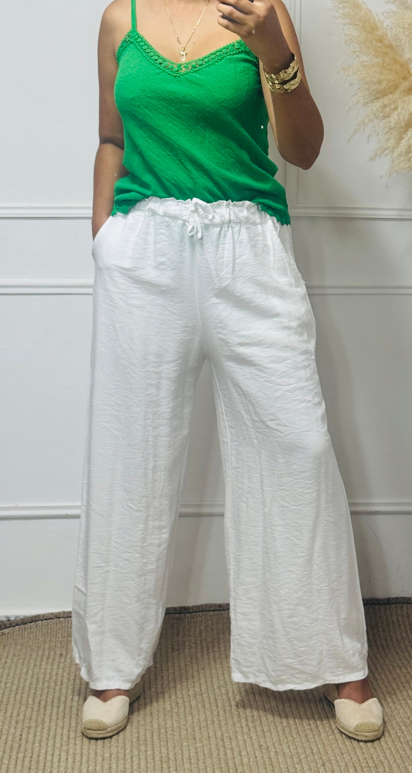 PANTALON LINO FUEGO